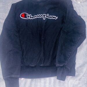 Champion Dark Gray Reverse Weave Sweatshirt